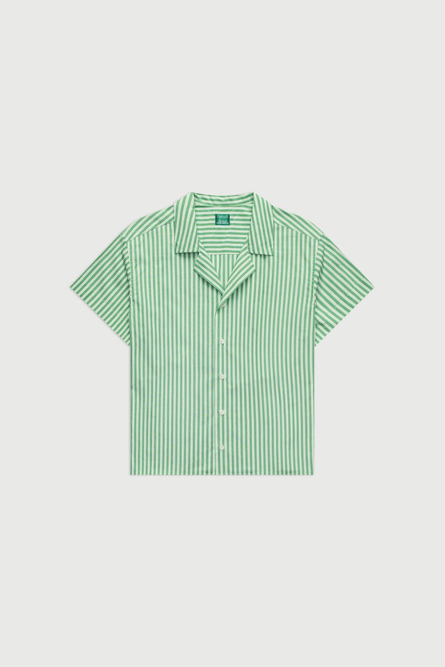 The Notched Collar Short Sleeve, Coppola Stripes